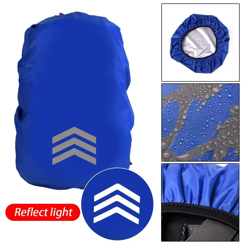 18-45L Rugzakhoes Reflecterende Waterdichte Rugzak Regenhoes voor Nachtzicht Uv-bestendige Protector Buiten Stofdicht