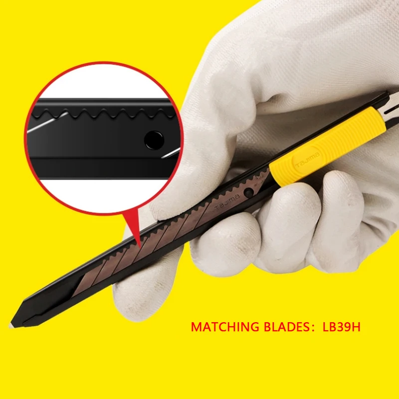 Imagem -03 - Tajima-art Knife With Matching Spare Blade Porta-ferramentas de A-tipo Utility Lb39h Lc320b 390b mm 30 ° Driver Cutter Aço Inoxidável