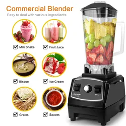 Blender Mixer 2200W Heavy Duty Commercial Grade Timer Blender Wall Breaker Juicer Fruit Food Processor Smoothie Processor SP0133