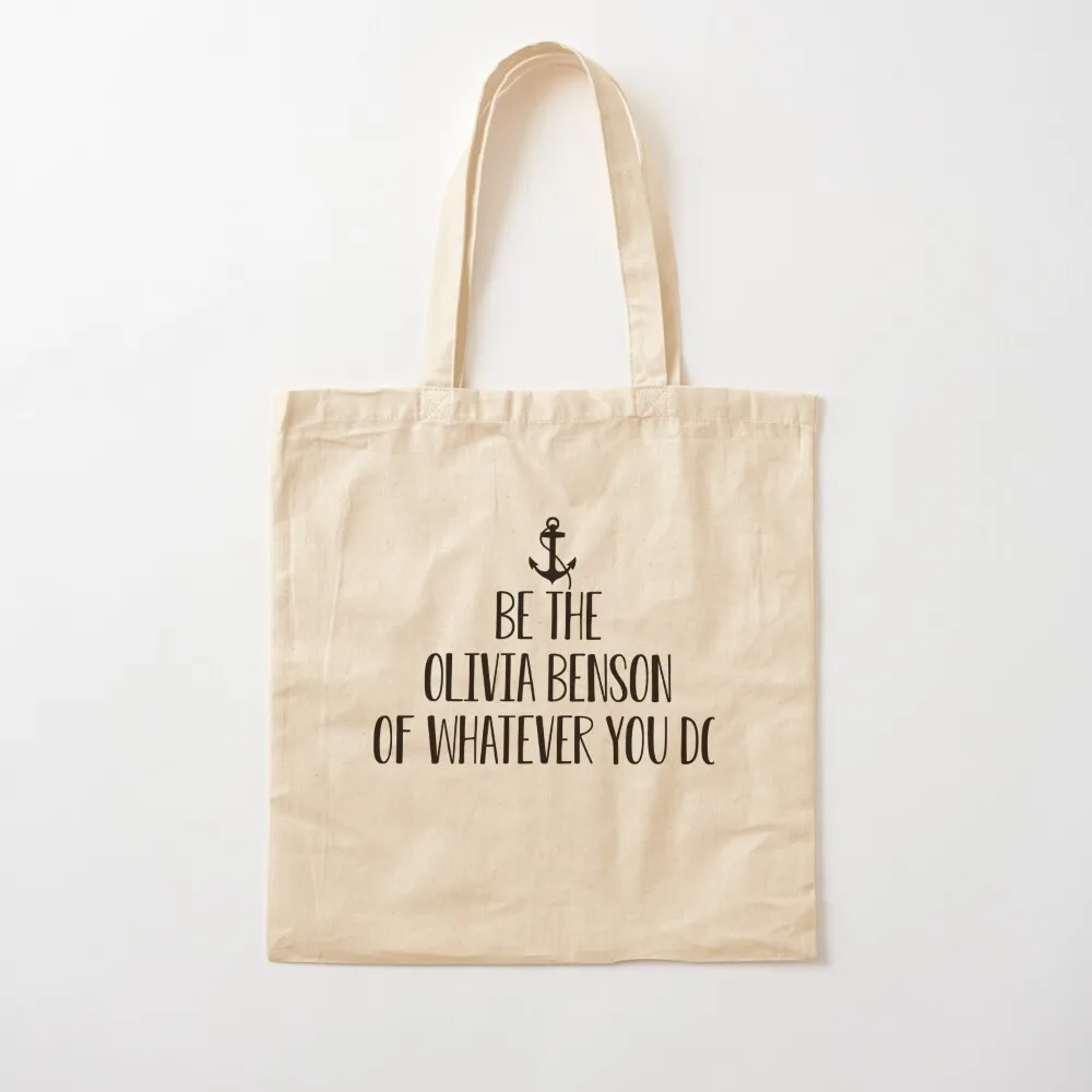 

Olivia Benson Tote Bag Canvas canvas shopping bag Lady bag reusable shopping Canvas Tote