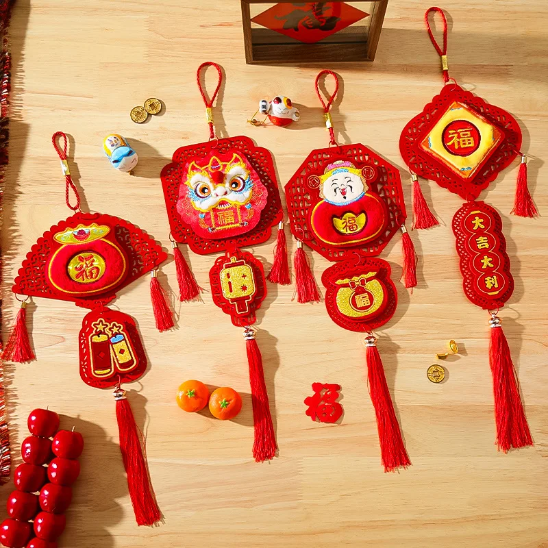 

Chinese New Year Decorations 2025 Lunar New Year Hanging Tassels Ornament Spring Festival Traditional Vietnam Home Decoration