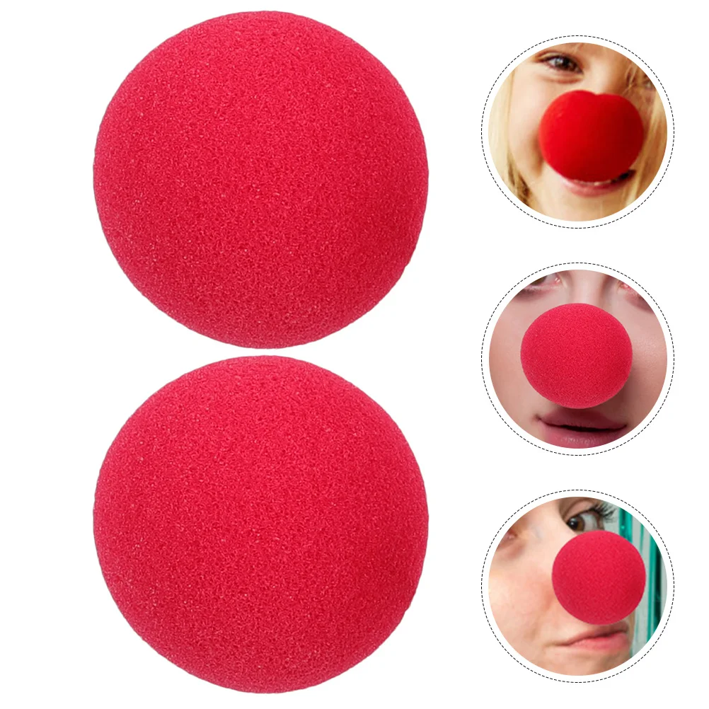 

30Pcs Replaceable Clown Nose Cosplay Supply Compact Circus Accessory Washable Comfortable Circus Decorative Clown Prop