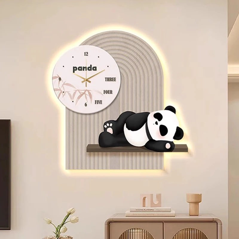 Led Large Wall Clock Living Room Fashion Luxury Aesthetic Silent Wall Watch Nordic Creative Bedrooms Duvar Saati Home Decoration