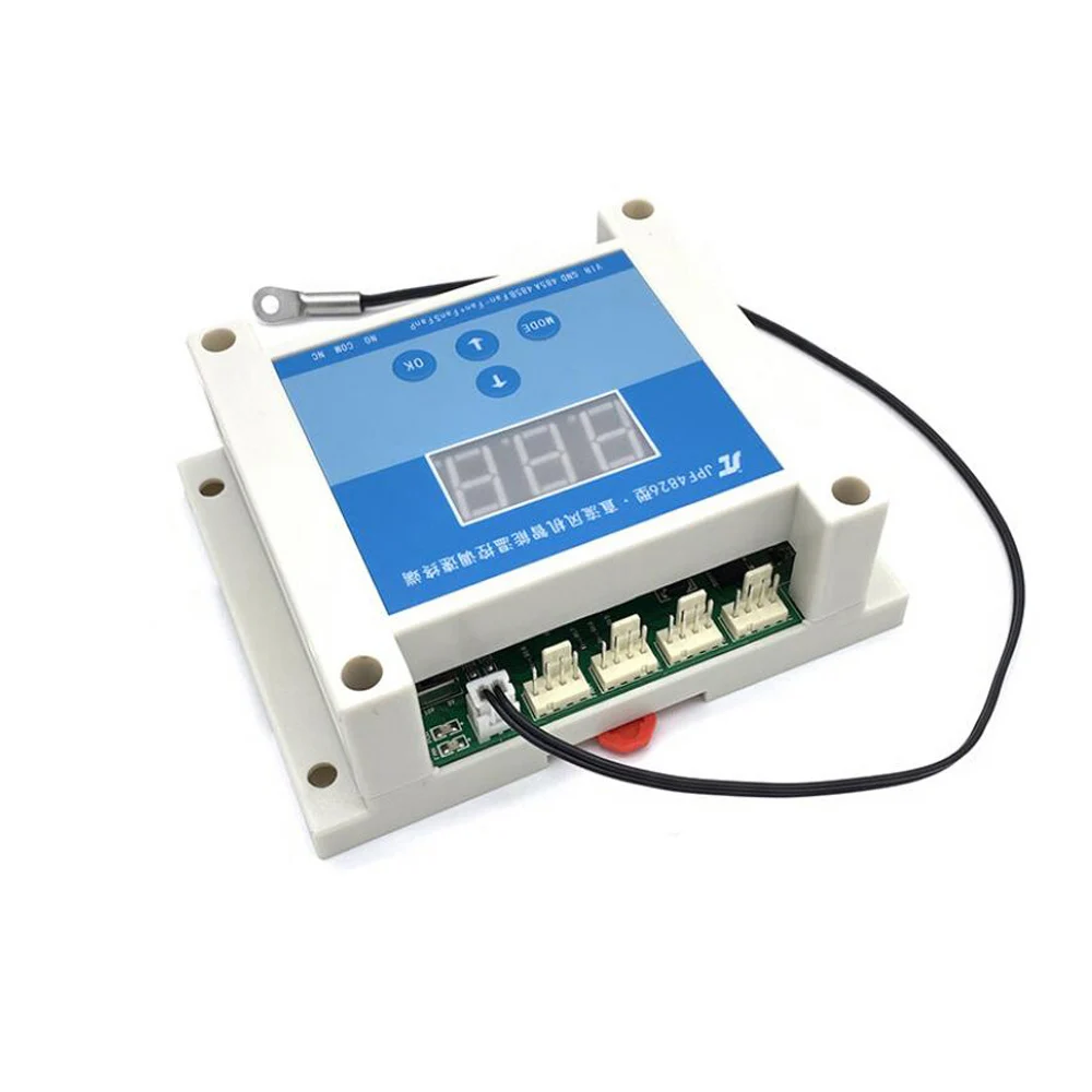 Imagem -03 - Controle de Temperatura Ventilador do Chassi Controlador Termostato Regulação de Velocidade Rs485 Serial Pwm Ventilador ce Ebm Led Digital 12v 24v 48v 8a