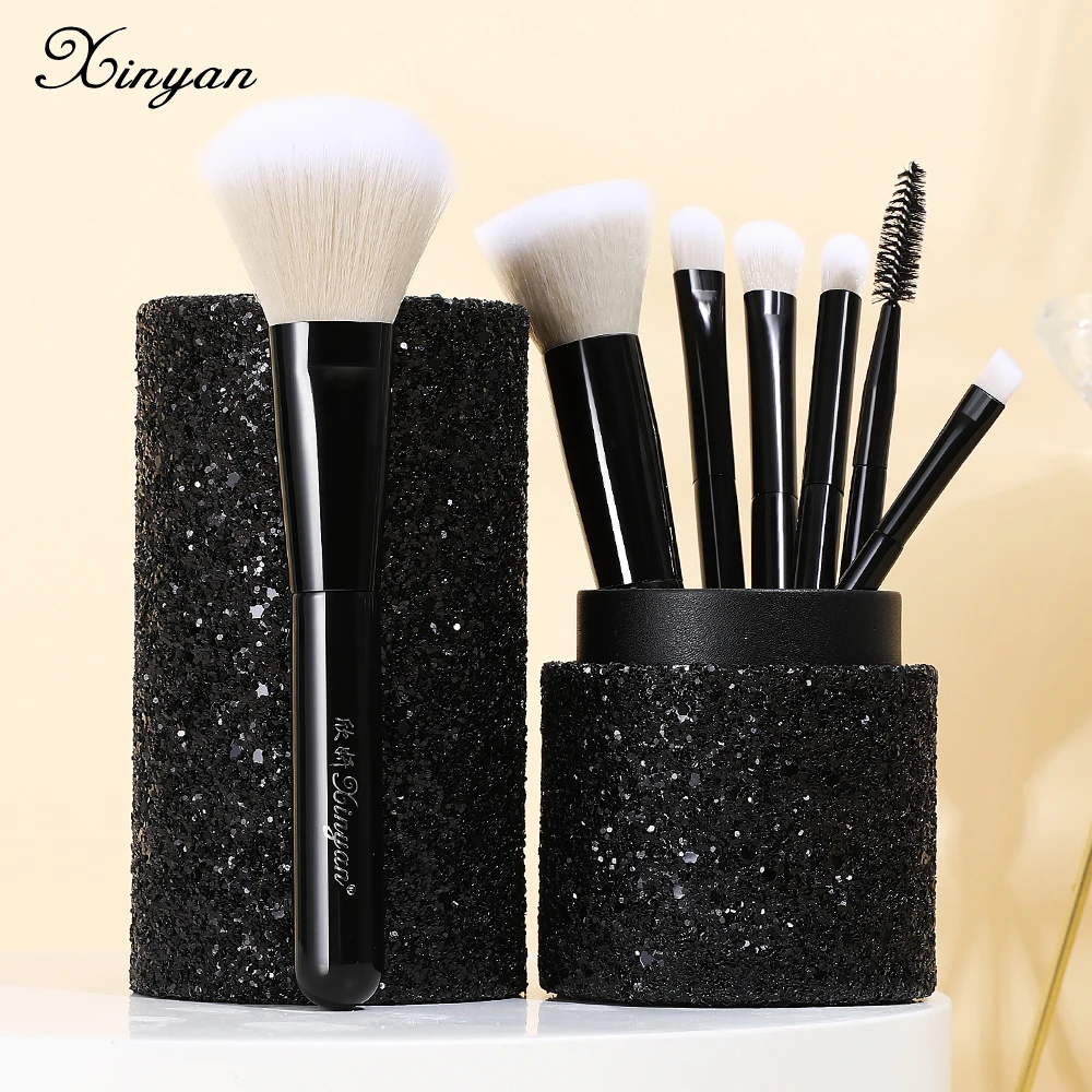 

XINYAN Candy Makeup Brushes Set Blush Eyeshadow Concealer Lip Cosmetics Makeup Powder Foundation Beauty Tools кисти для макияжа