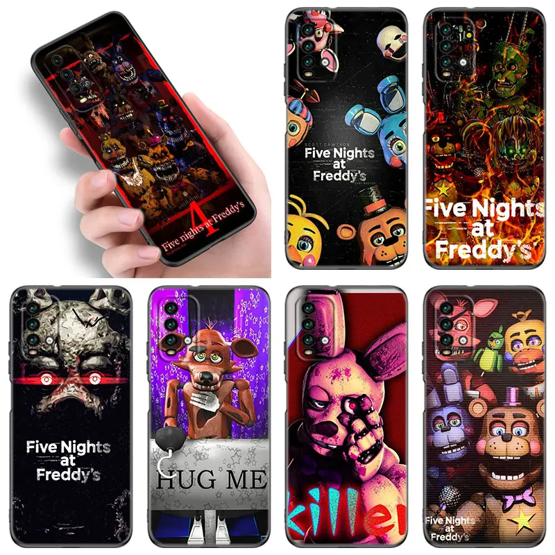 F-FNAF A-animatronics เคสโทรศัพท์สำหรับ Xiaomi redmi 11นายก11A 12C 13C A2 A1 + A3 12 4G 10 13R 5G 9A 9C 10C 12R Note 9T