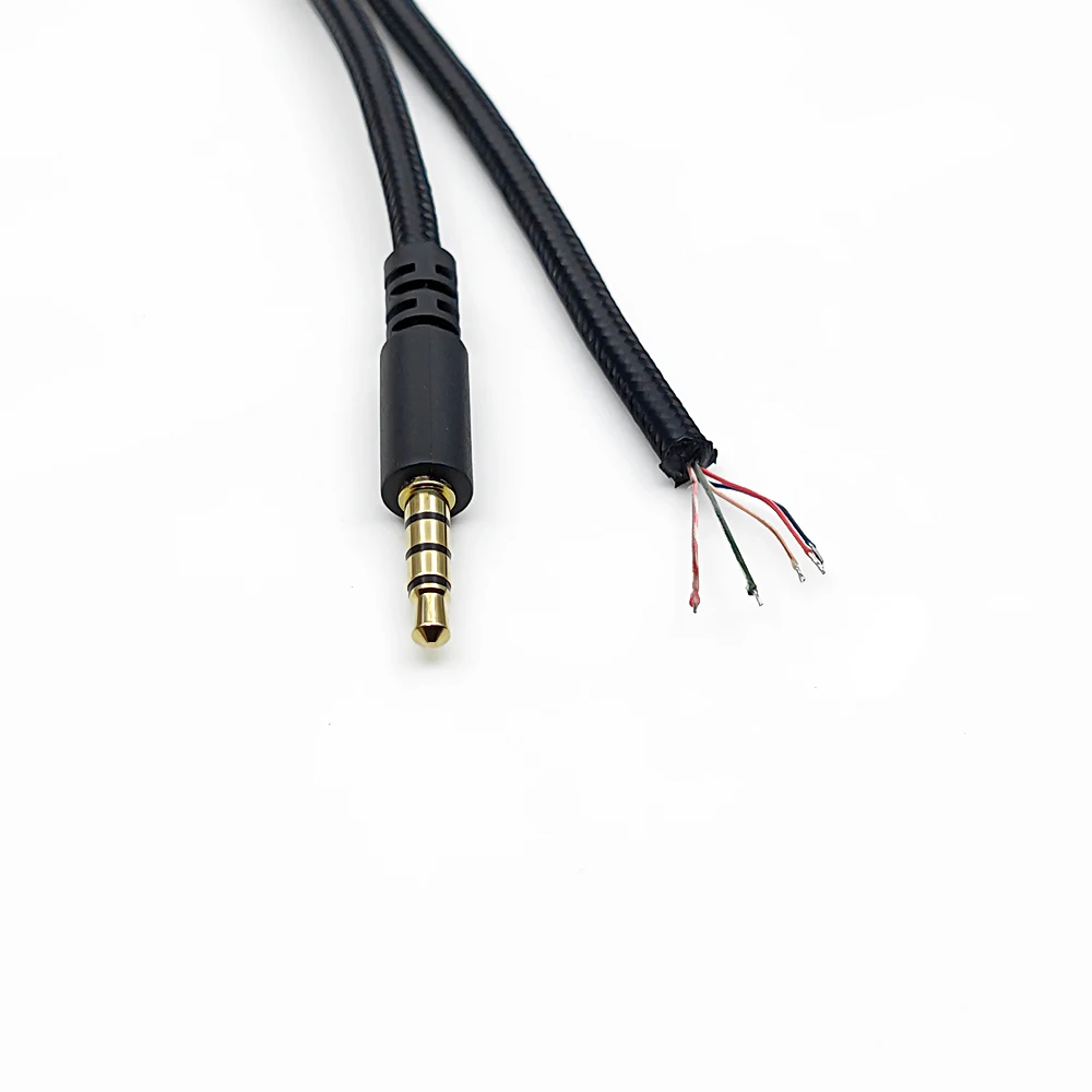 DIY ซ่อมเปลี่ยนสาย Aux สำหรับ Kingston HyperX Cloud II Core Pro Cloudx Stinger Revolver S ชุดหูฟังสำหรับเล่นเกมแบบมีสาย