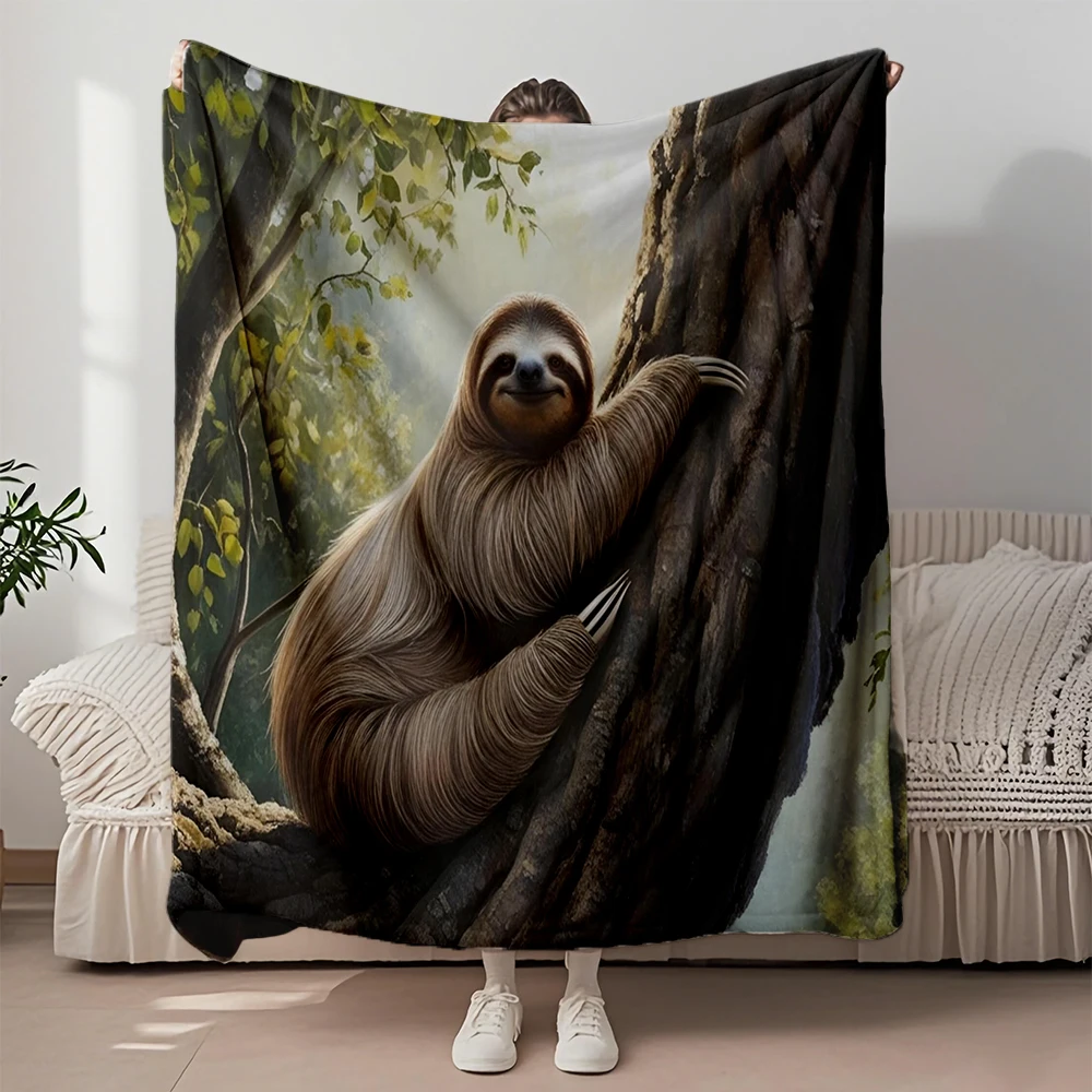 

Современное фланелевое мягкое одеяло середины века, покрывало для ленивого дня Vibes, покрывало, легкое экологически чистое одеяло для гостей-кемперов