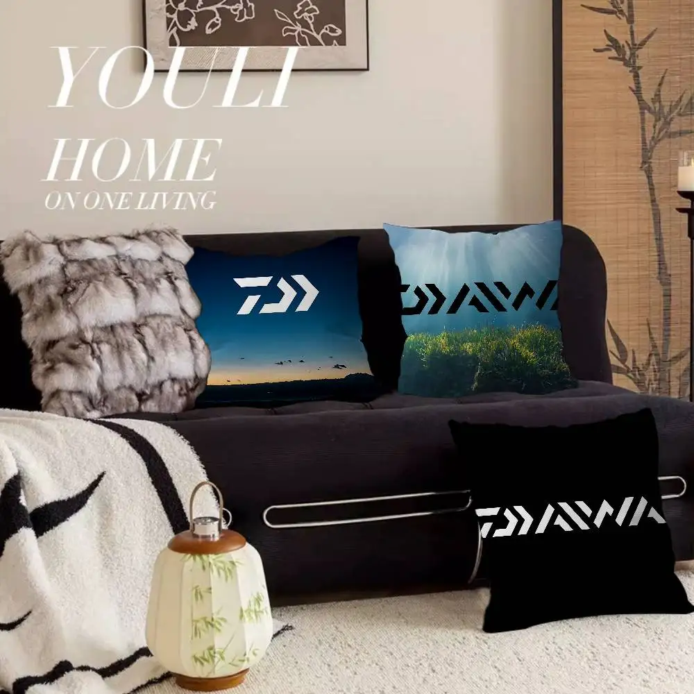 أزياء D-Daiwa الصيد غطاء الوسادة وسادة للديكور أريكة ديكور المنزل القضية أكياسها