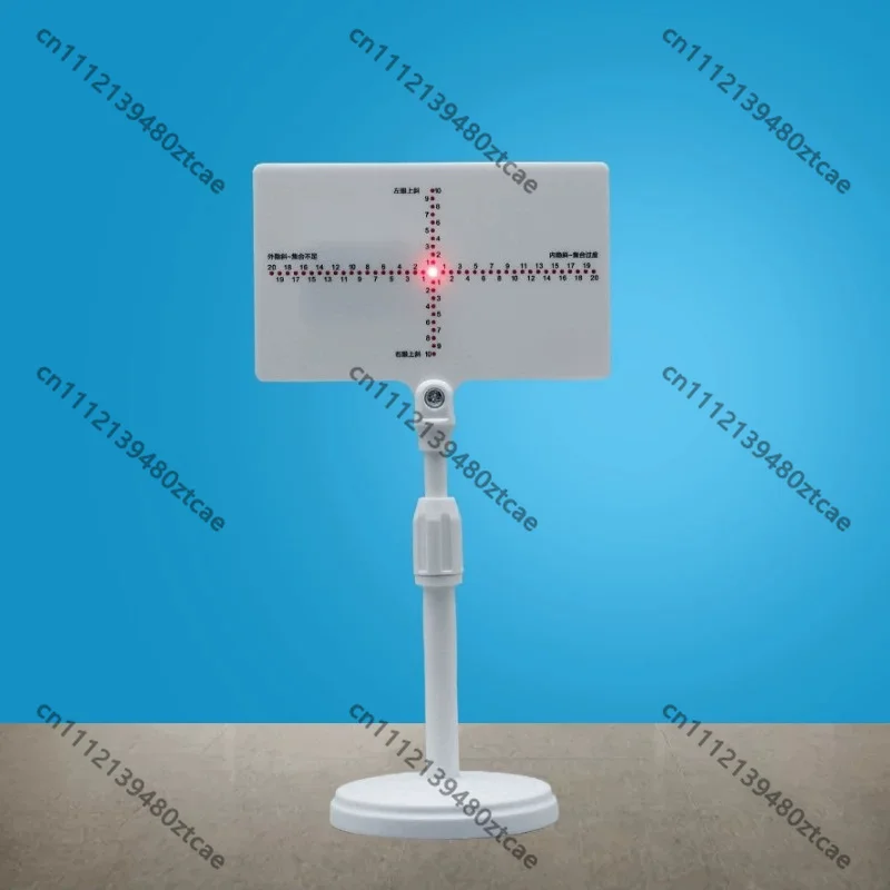 Optometry Thorington Test Plate AC/A Ratio Checking Tool Auxiliary Accessory for Convergence Strabismus Prism Quantification