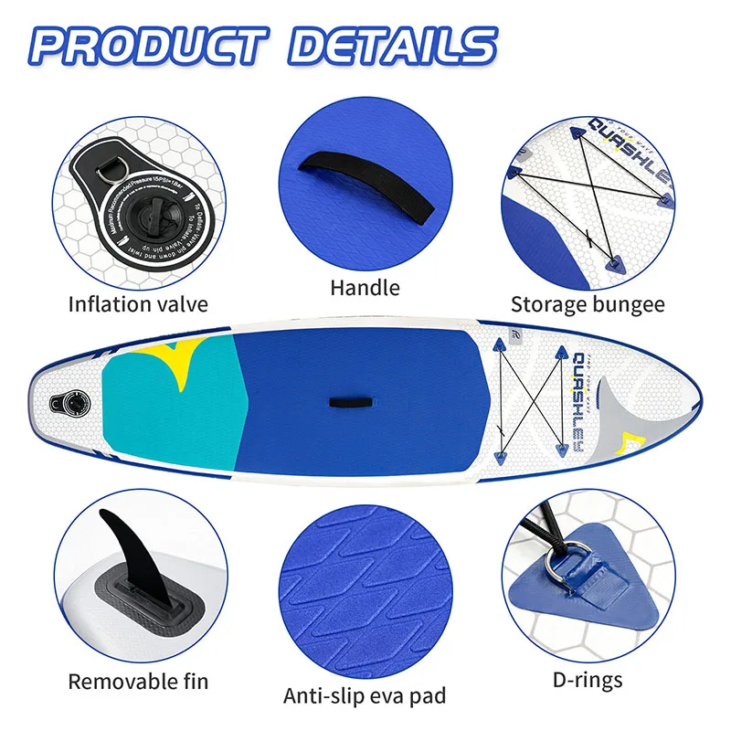 Tabla de Paddle Stand Up, 320*81*15cm, tabla de Sup inflable, tabla de surf, esquí acuático con accesorios