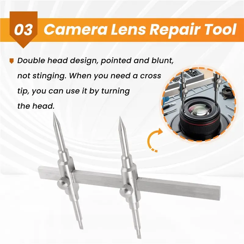 B04B-10Mm-130Mm Camera Lens DSLR Camera Lens Replacement Spanner Wrench Tool Opening Repair Tool Kit