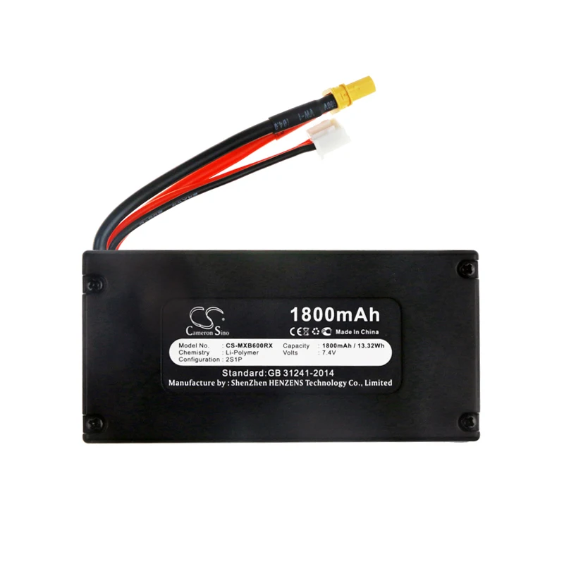 Cameron Sino 1800mAh bateria do MJX Bugs 6 błędów 8 B6 wyścig B8 wyścig