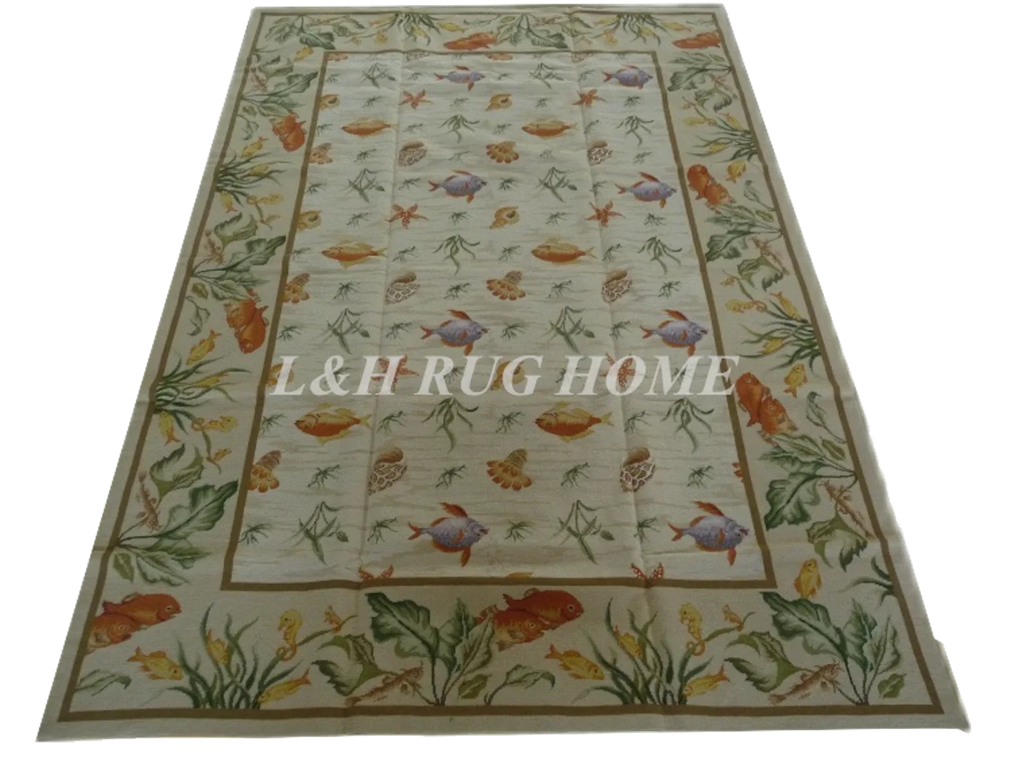 Free Shipping  6'x9' Handmade Rug New Zealand Woolen needlepoint rug & carpet bamboo design