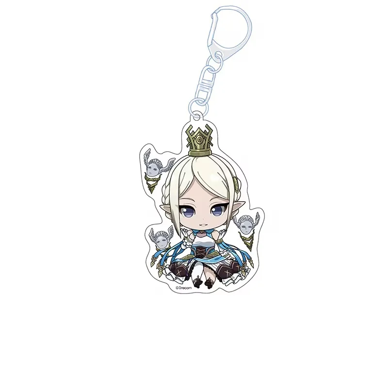 Game Wizardry Variants Daphne Anime Legendary Ainikki Acrylic Pendant Keychains Accessories Car Key Chain Key Ring Gifts