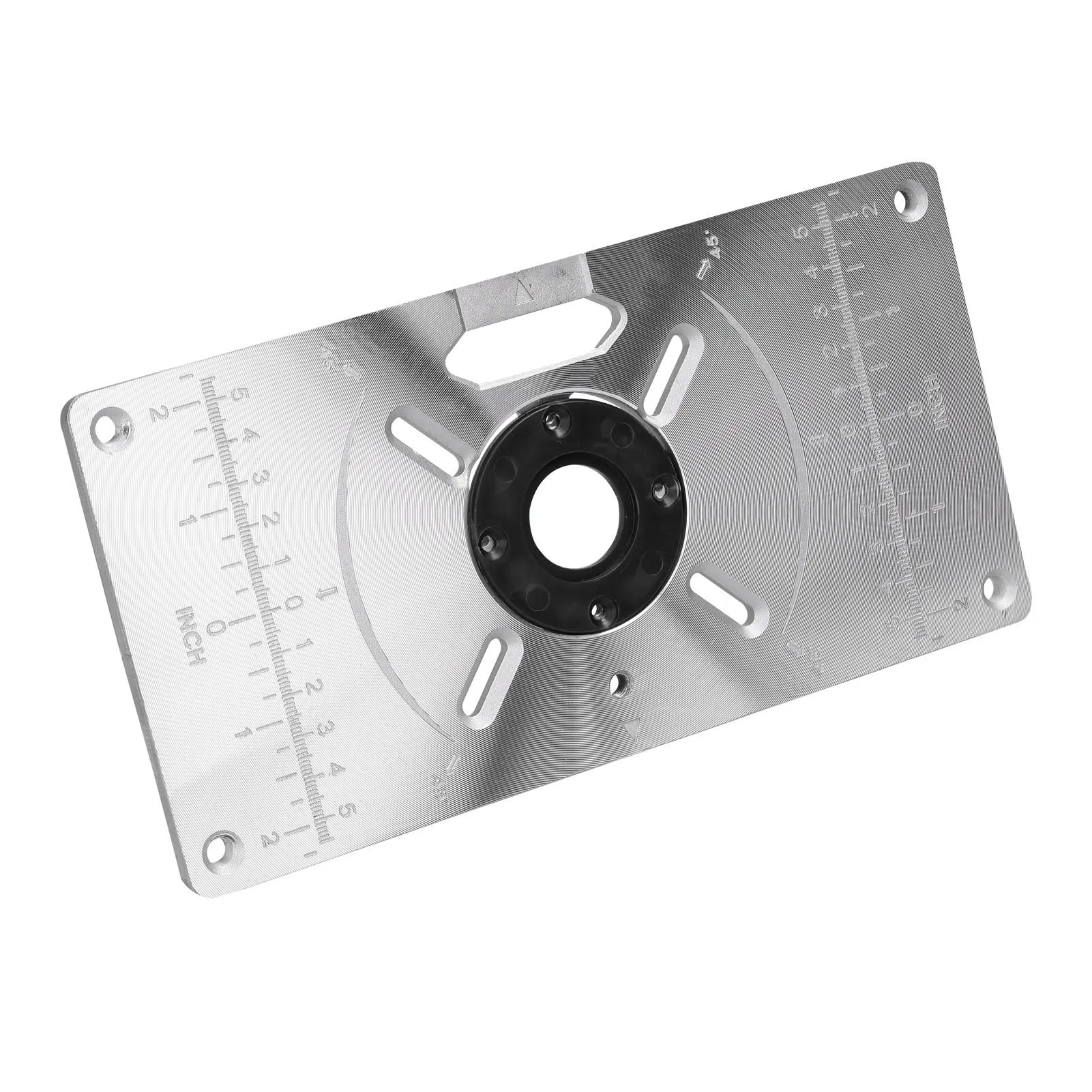 Router Table Insert Plate Trimming Machine Flip Board Aluminum Alloy Woodworking Flipping Board Engraving Machine Accessories