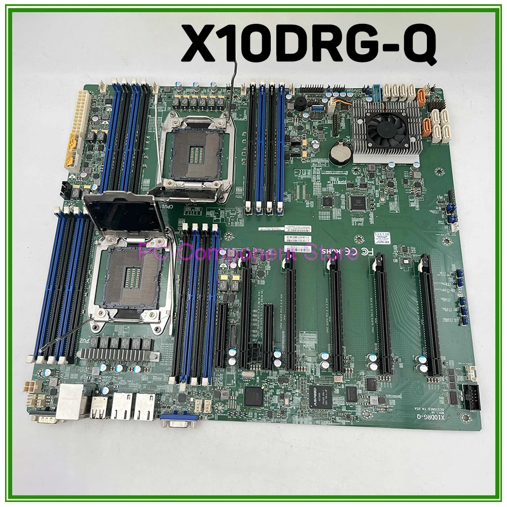 For Supermicro Workstation Motherboard E5-2600 V4/V3 Family Processor 4 PCI-E 3.0 x16 LGA2011 DDR4  X10DRG-Q