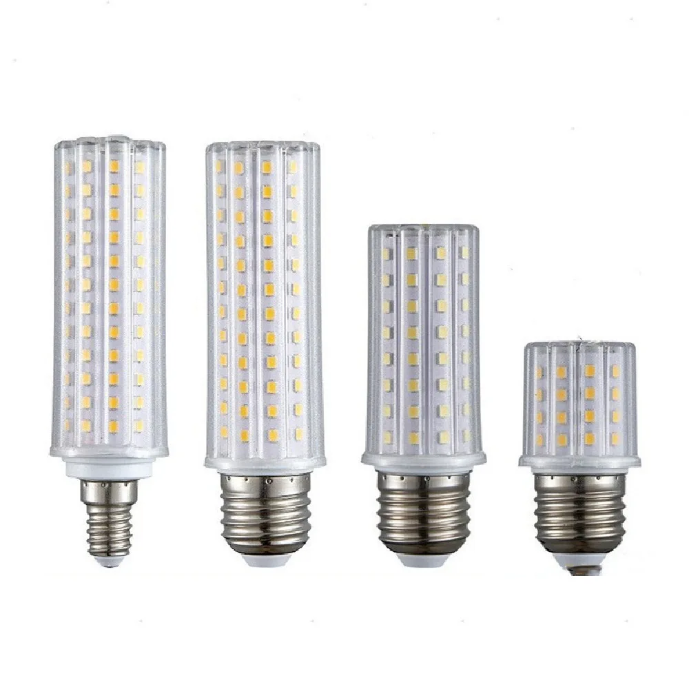 10pcs AC110V 220V 10W 20W 24W LED Corn Bulb CCT Double Color Three Color Warm White+White 3000k 4000k 6000k Chandelier Pendant