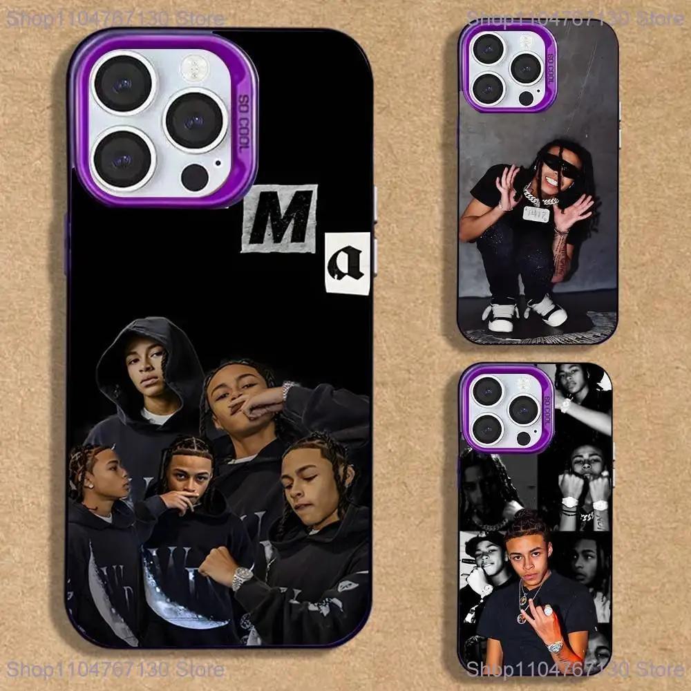 

D-Dd Osama Lets Do It Phone Case For iPhone 16,15,14,13,12,11,Mini,Pro,SE,MAX Purple Matte Silicone Cover