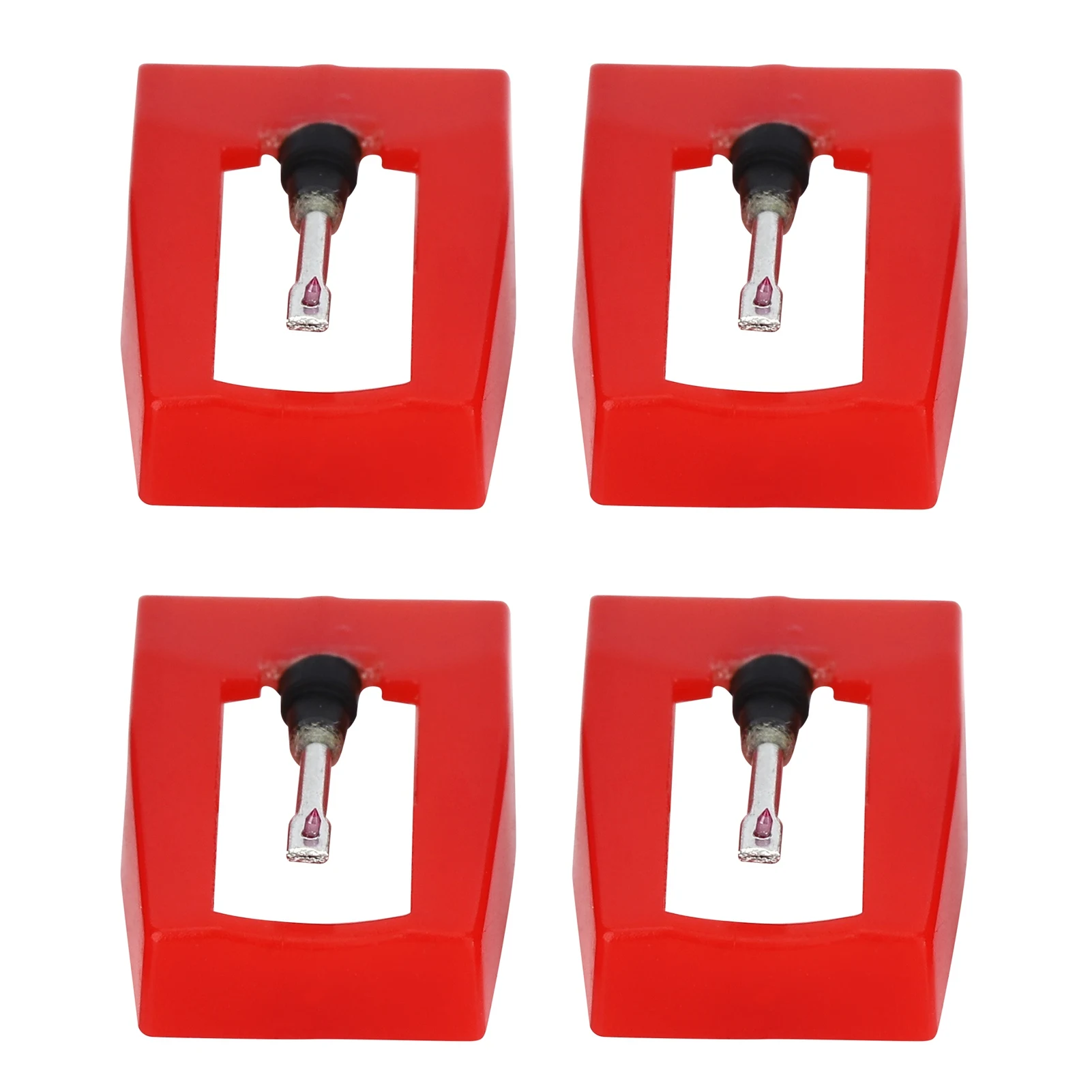 4Pcs Phonograph Stylus Electric Record Player Turntable Stylus Needles Accessory Phonograph Parts Replacement