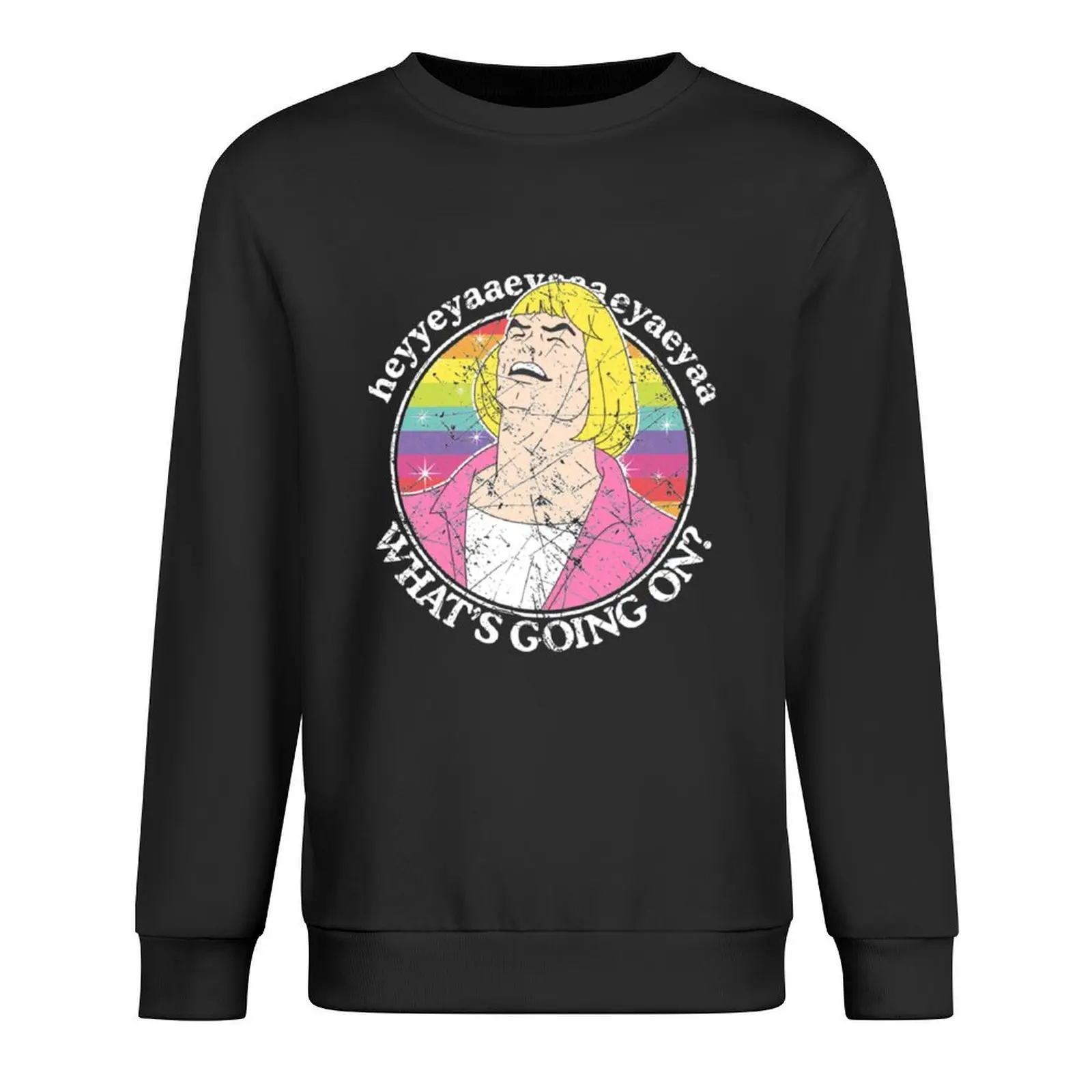 

What s Going On Perfect Gift Pullover korean style clothes autumn winter clothes men clothing graphic sweatshirts