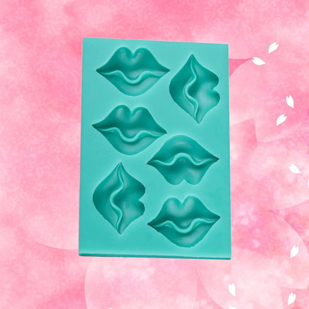 

Lip Shaped Silicone Cake Molds Food Grade Material Nonstick Baking Tool Fondant Chocolate Tray Dishwasher Safe Oven Microwave