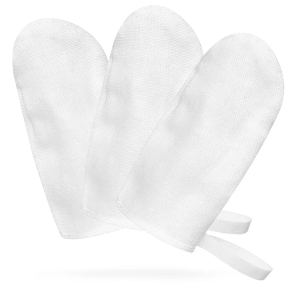 

6pcs Finger Toothbrushes Baby Teeth Cleaner Gauze Oral Hygiene Soft Sterilized Non Toxic Medical Material Adjustable Drawstring