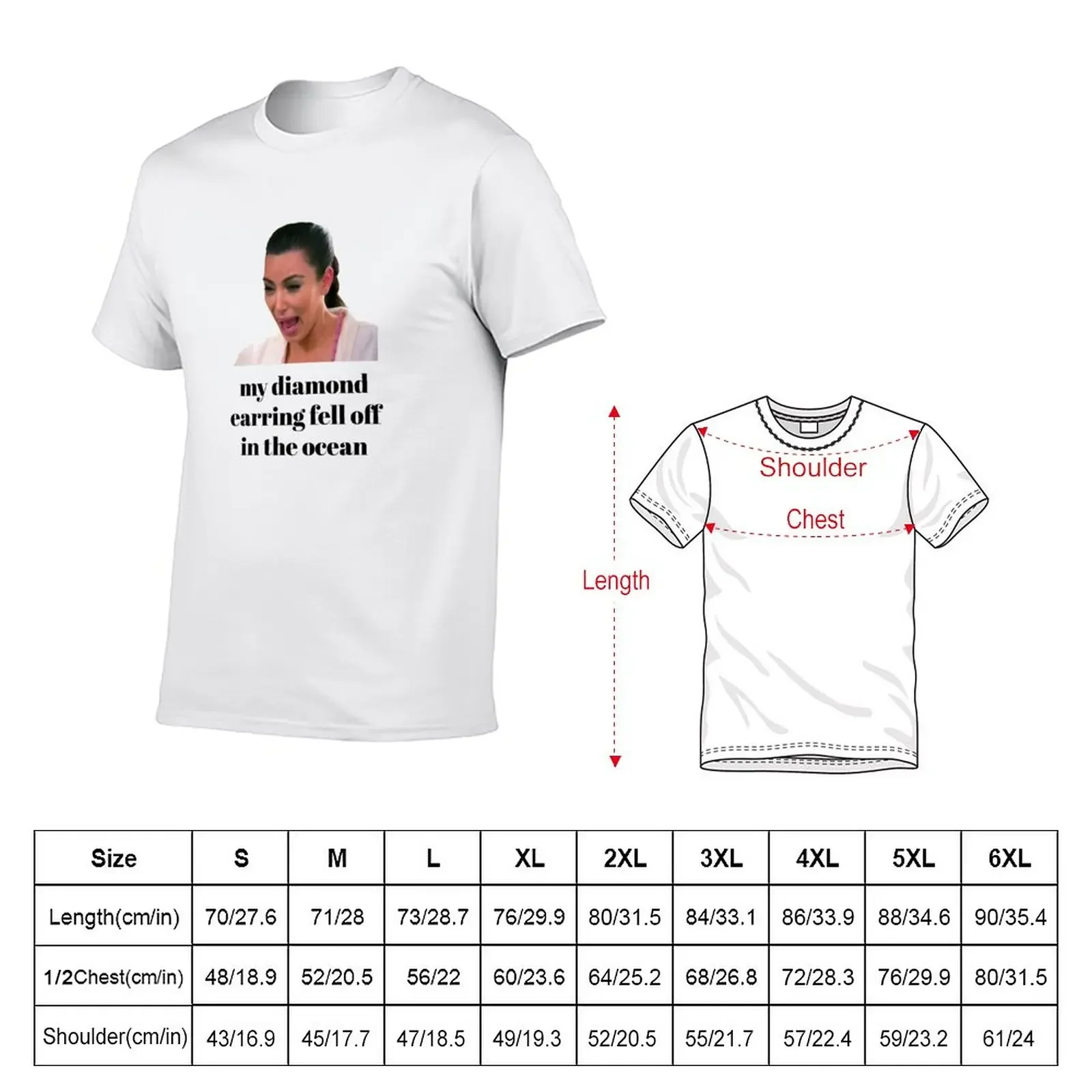 Kim's Earring T-Shirt shirts graphic tees funnys oversized t shirts for men