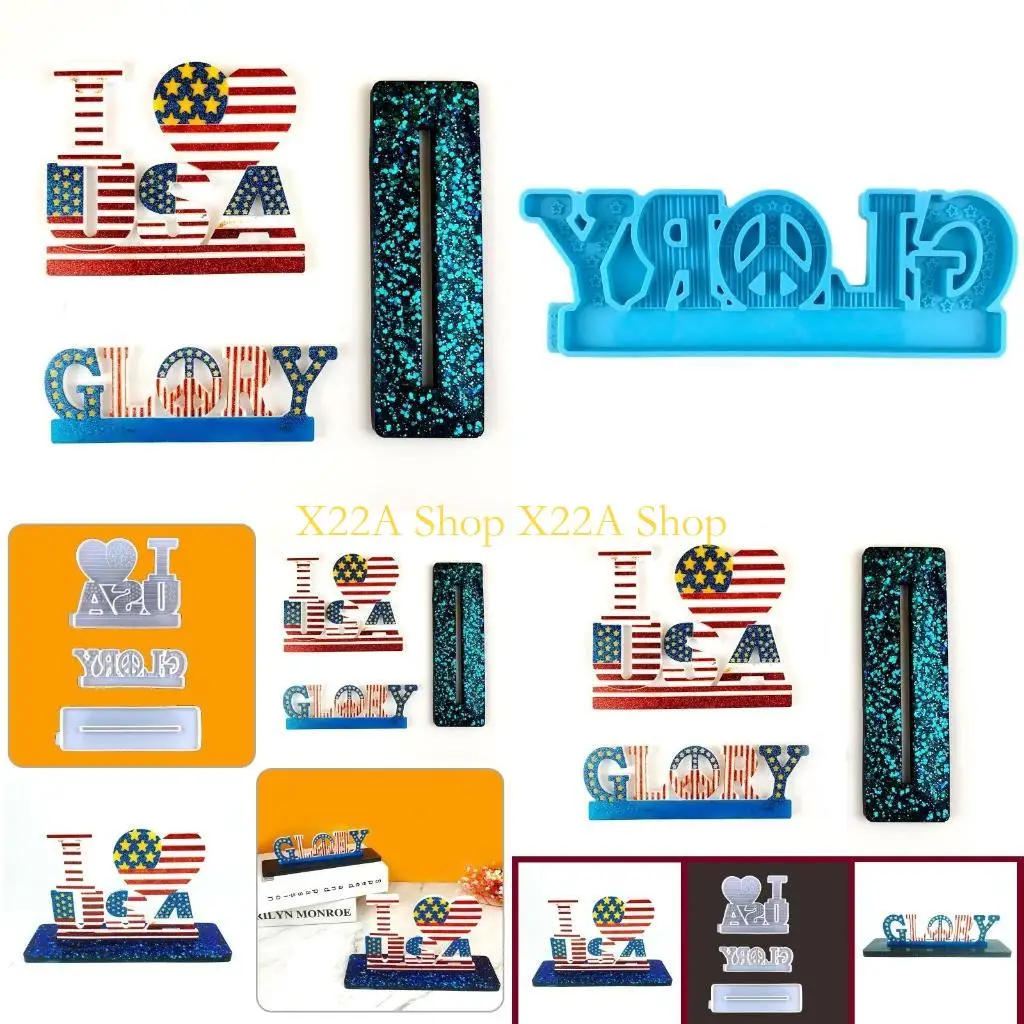 

Unique Love Flag Silicone Mold Resin Casting Jewelry Tool Making Diy Crafts Home Decor