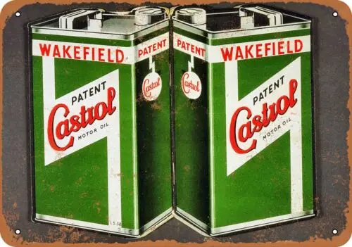 Metal Sign - 1938 Castrol Motor Oil - Vintage Look Reproduction