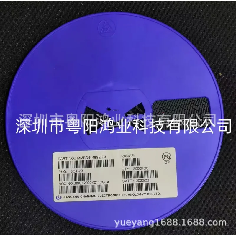 3000 قطعة التبديل ديود MMBD4148 SE/CC/CA التصحيح SOT-23 Silk ScreenD4/D5/D6 1N4148 سعر الحزمة كاملة