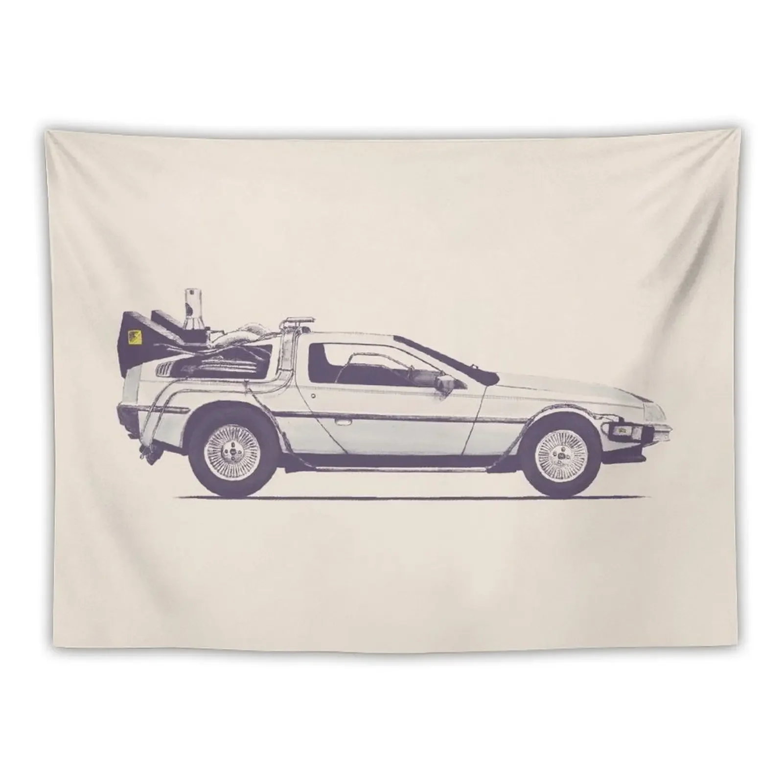 Delorean Tapestry Wall Hanging Room Decoration Accessories Mushroom Art Mural Tapestry