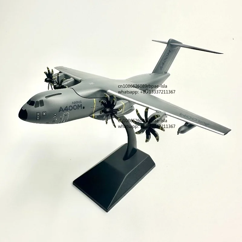 1:200 Scale Airbus A400M Transport Refueling Aircraft Static Display Model Fixed Wings Collectible Desktop Ornament Gift