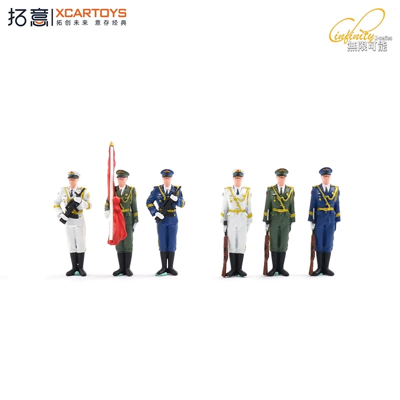 

Xcartoys 1:64 Tri-Service Honor Guard набор фигурок Коллекция миниатюрных фигурок