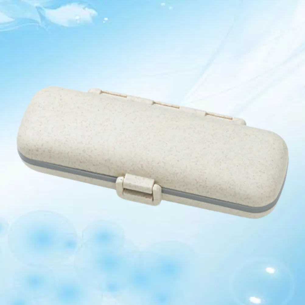 Thickened Sealed Portable Mini Medicine Pill Box Plastic Multi Compartment Tablet Organizer Dispenser for Daily Dose Elderly