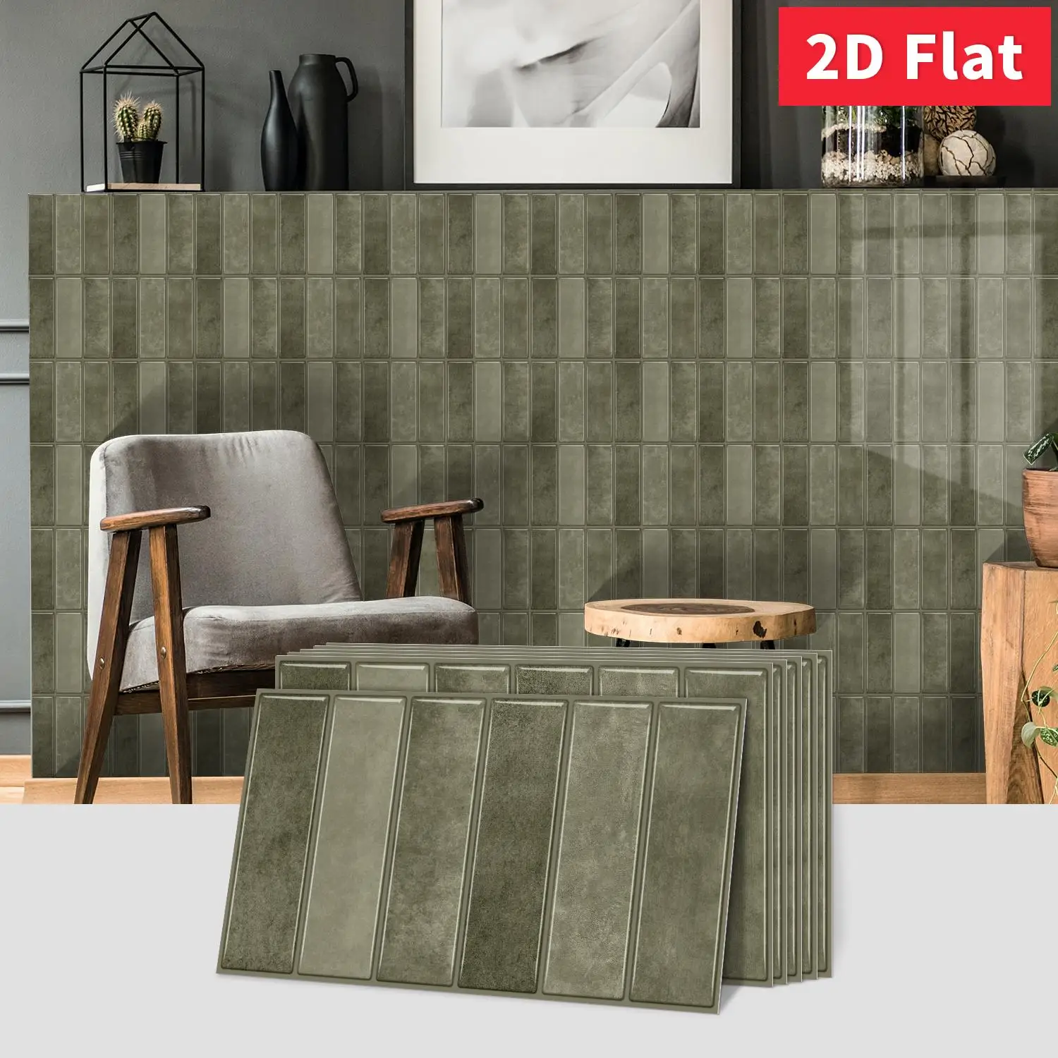 HD Print Subway Style Wall Sticker 11.81x5.91 inch Self‑Adhesive Easy Clean for Kitchen Backsplash Bedroom Wall Makeover