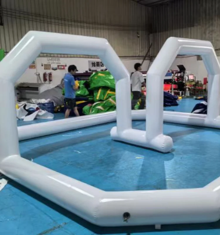 

New Inflatable White pink Black Blue Inflatable Track Racing Event Race Bumper Car Arena Rental Party Inflatable Arena for Kids