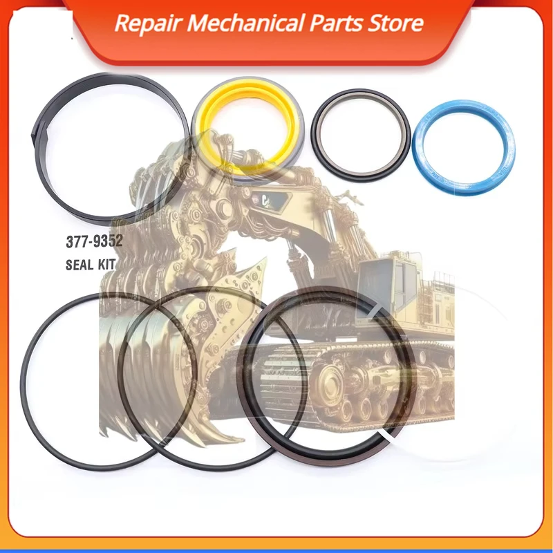 

For Cat Backhoe Loader Backhoe Models 3430e 430f Hydraulic Seal Kits 377-9352 3779352 Cylinder Seal Kit