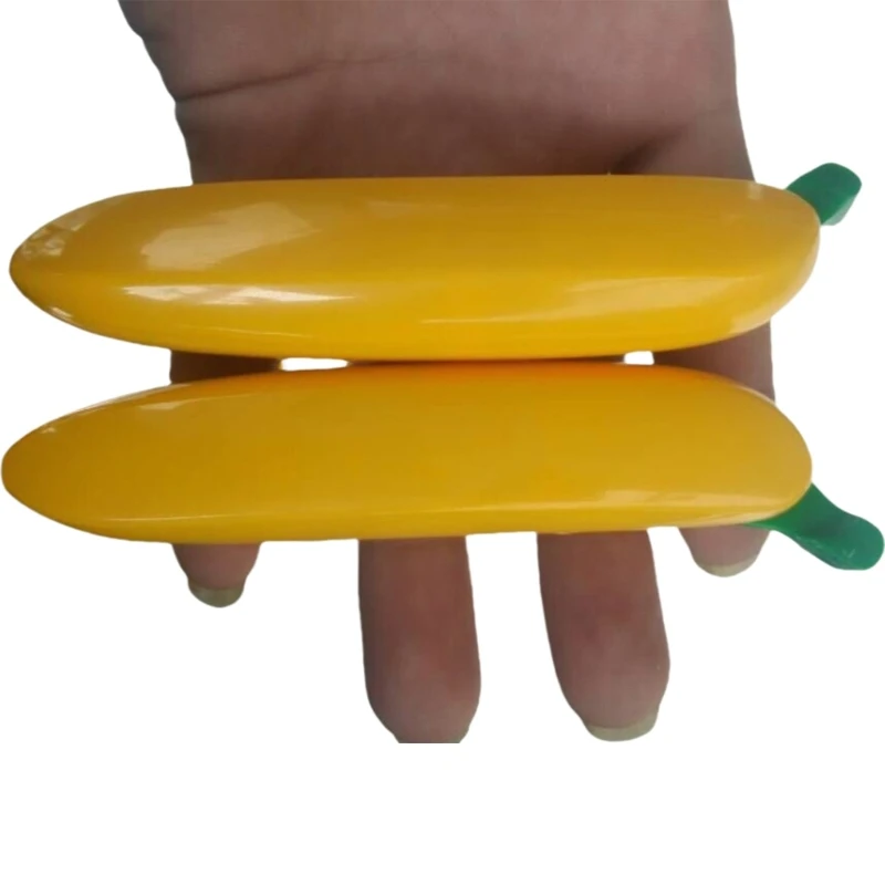 Bolígrafo retráctil divertido con forma plátano, novedad, 5 uds., escribe suavemente