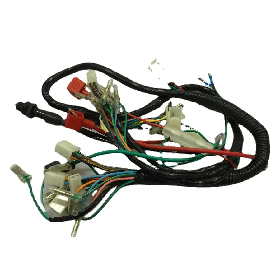 For Electric DAX Motorcycle Mainline Cable Entire Vehicle Wiring Harness Rectifier High-voltage Package Igniter Flasher Relay