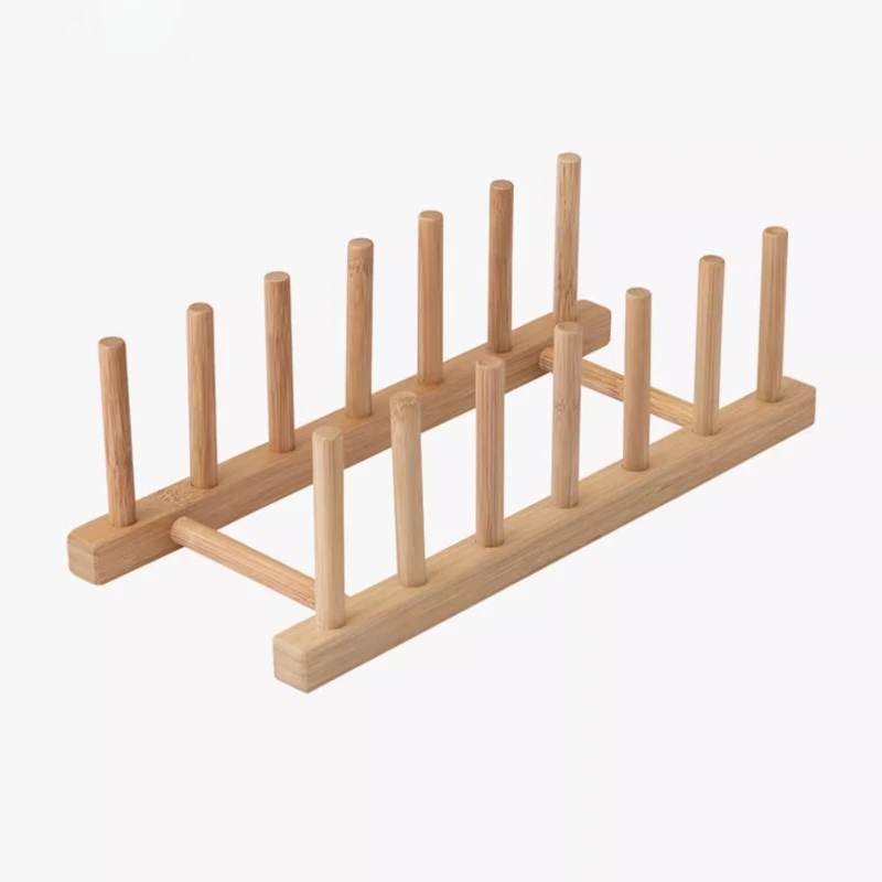 

Multifunctional Plate Rack Bamboo Shelf Kitchen Storage kitchens accessories Kitchen organizers dish For kitchen Racks Holders