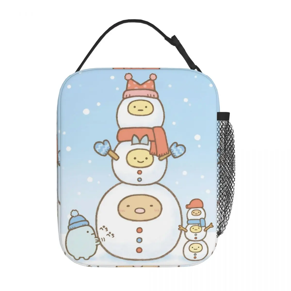 Sumikko Gurashi Insulated Lunch Bag Leakproof Cartoon Reusable Cooler Bag Tote Lunch Box School Travel Food Bag