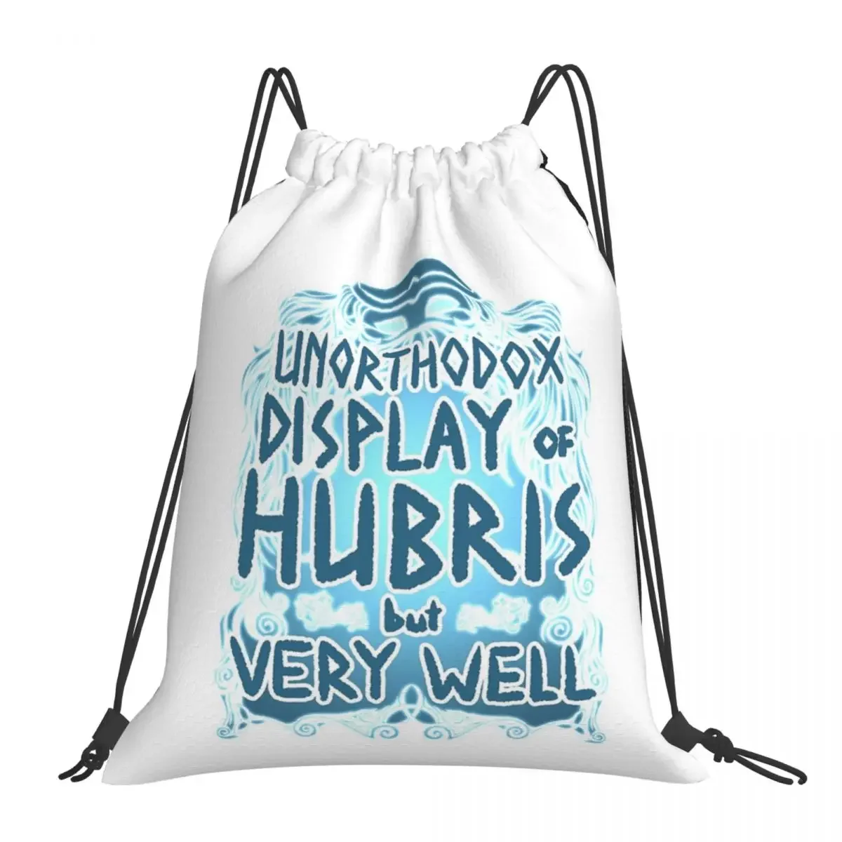 Hubris Backpacks Multi-function Portable Drawstring Bags Drawstring Bundle Pocket Sports Bag Book Bags For Travel School