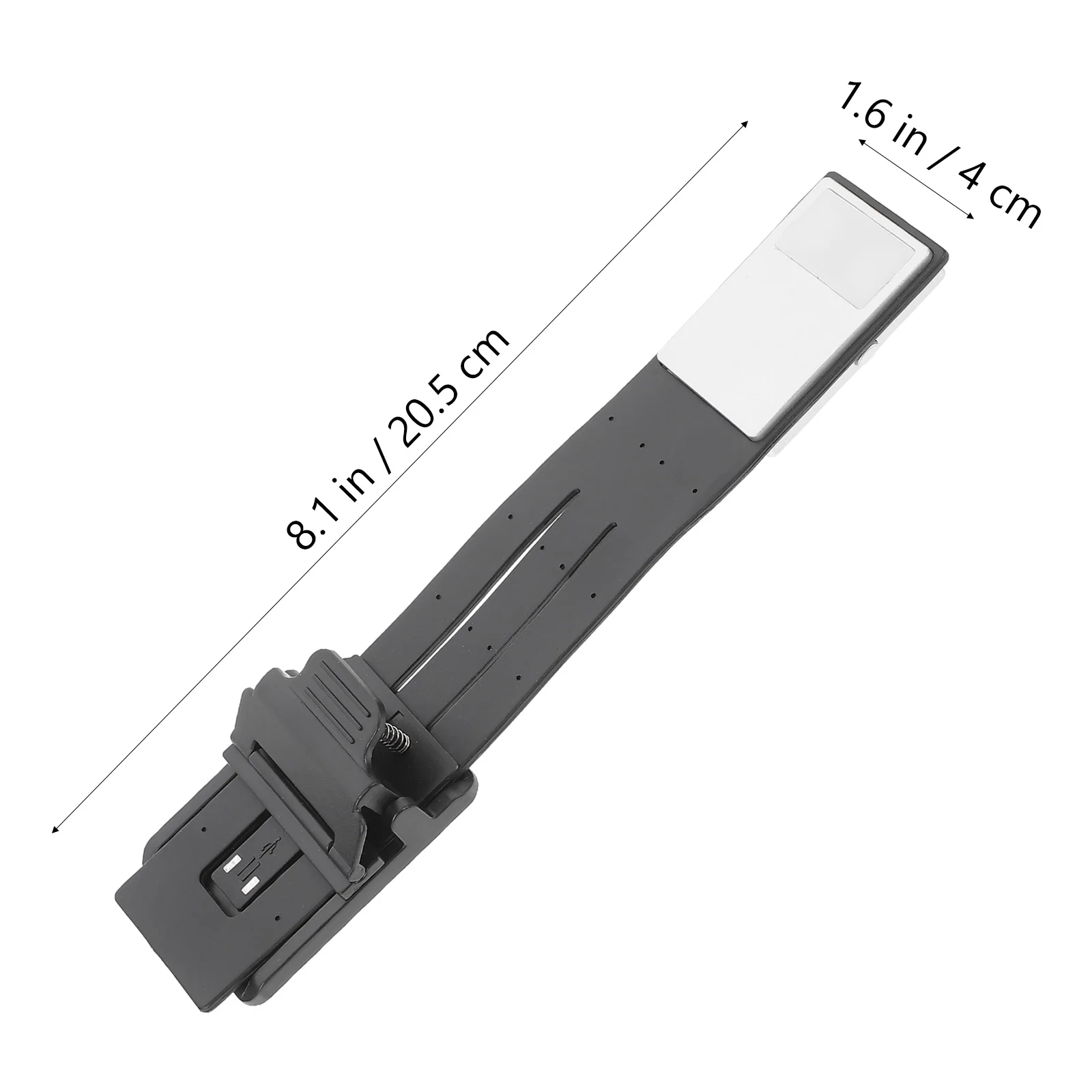 

LED Book Light Clip Reading Lamp USB Rechargeable 360 Flexible Bendable Arm Magnetic Base for Bed Desk Night Reading