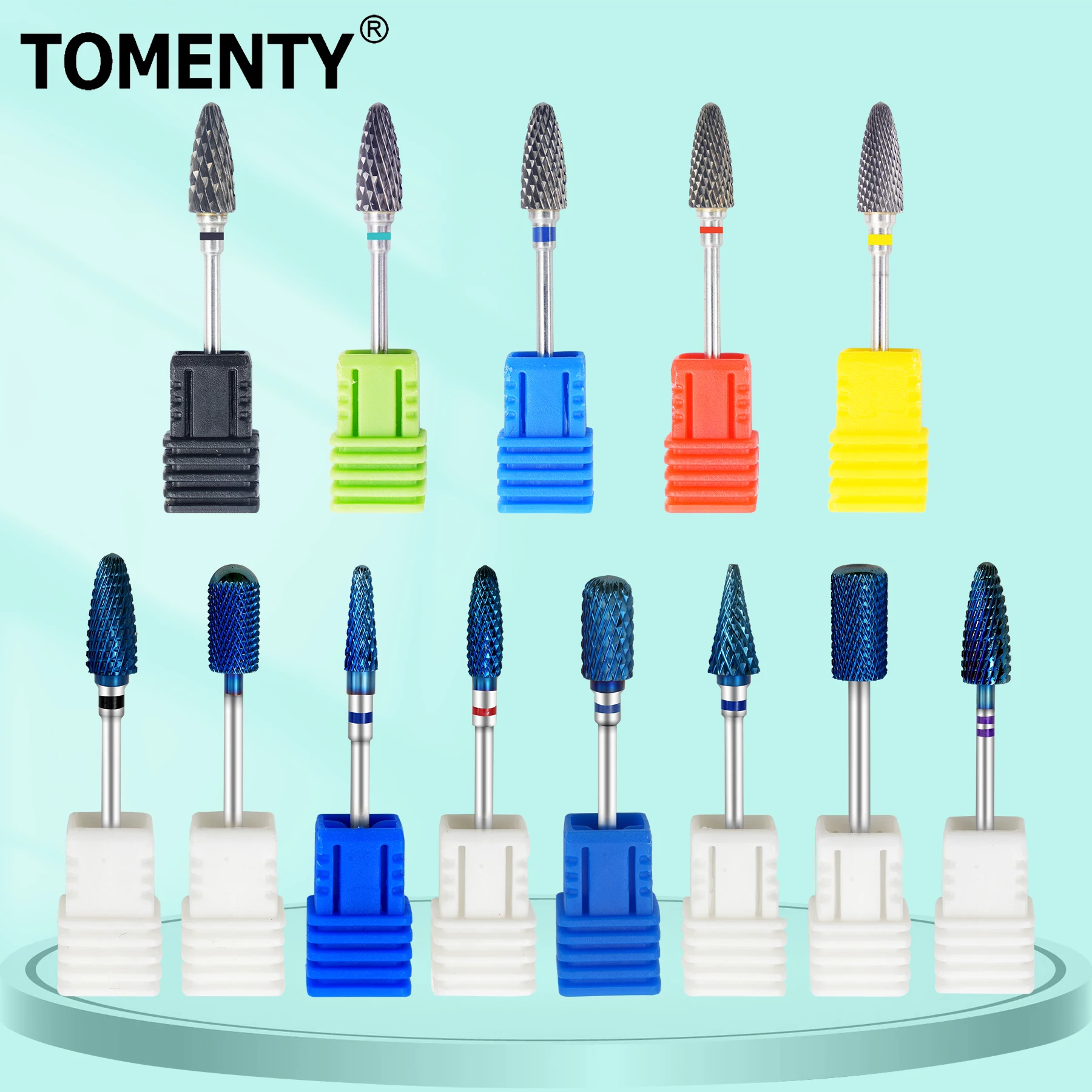 

1 шт. боры из карбида вольфрама 2,35 мм с набором режущих заусенцев, хвостовик 3/32 дюйма для вращающихся стоматологических полировальных сверл для ногтей, инструменты