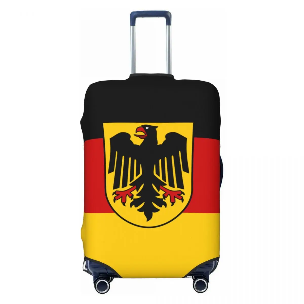

Custom Germany Flag Luggage Cover Protector Cute German Patriotic Travel Suitcase Protective Cover for 18-32 Inch