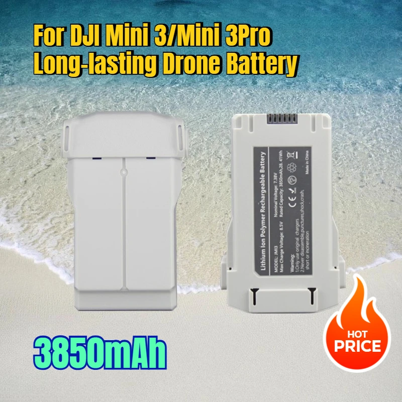 

3850mAh for DJI Mini 3/Mini 3Pro Long-lasting Drone Battery