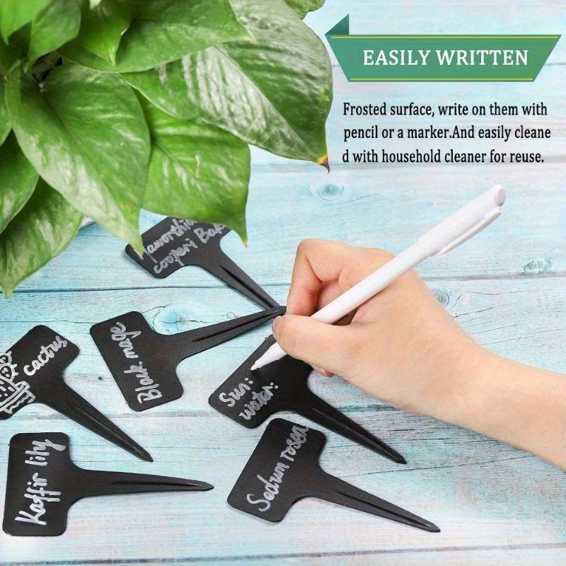 T-shaped Plastic 10x6cm Plant Tag Suitable for Garden, Flower, Plant Accessories, and Grounding Tags Plant Markers