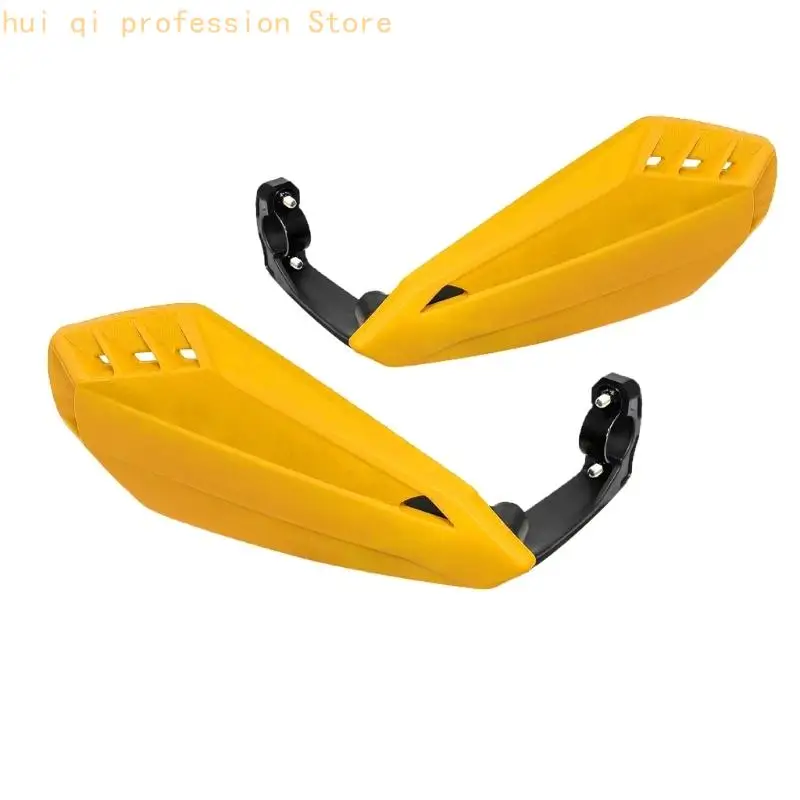 Angular Motorcycle Handguard Pair with Shell and Bracket Structure for Trail H8WE