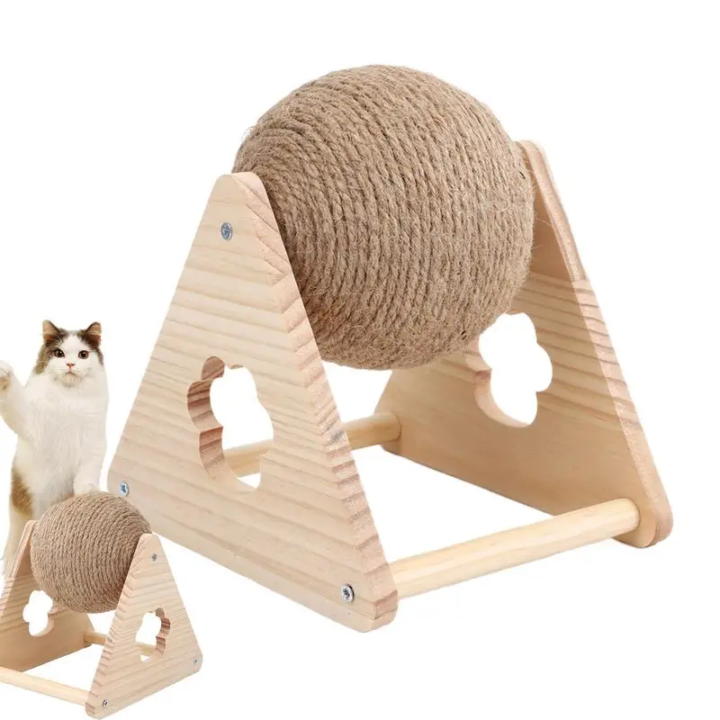 

Cat Scratching Ball Cat Scratcher Sisal Rope Balls Funny Boredom Buster Entertainment Supplies Indoor Exercise Toy For Cats